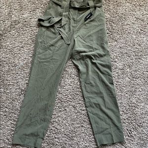 olive green express pants